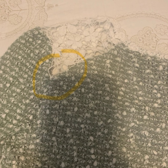 Anthropologie Ryu Chiffon Lace Layered Tunic Dress Sz Large - Picture 9 of 9